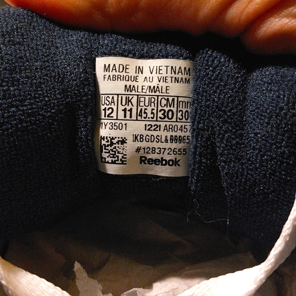 Reebok club c 85 navy size 12 - Picture 4 of 8